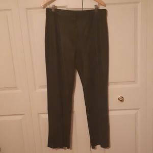 DANIER leather size 10/12 leather boot cut pants